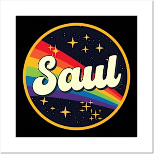 Saul // Rainbow In Space Vintage Style Posters and Art